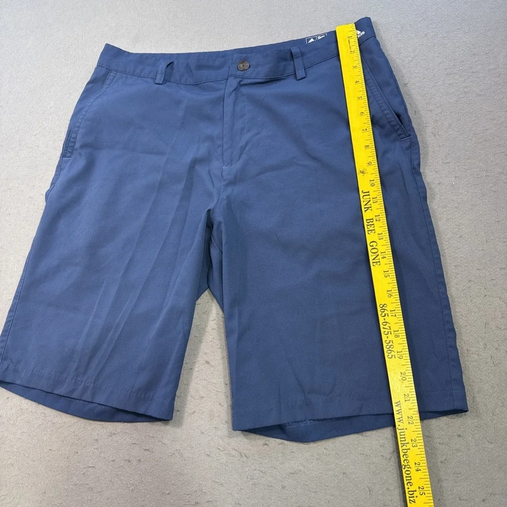 Adidas Golf Shorts Mens 34 BLUE  Stretch Performance